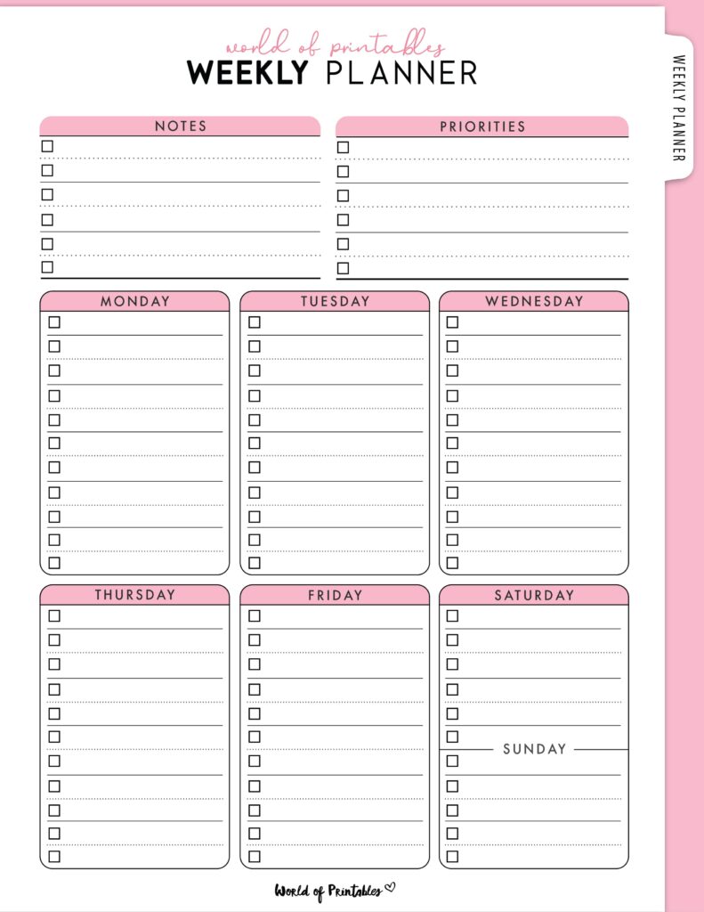Printable Weekly Planner-64