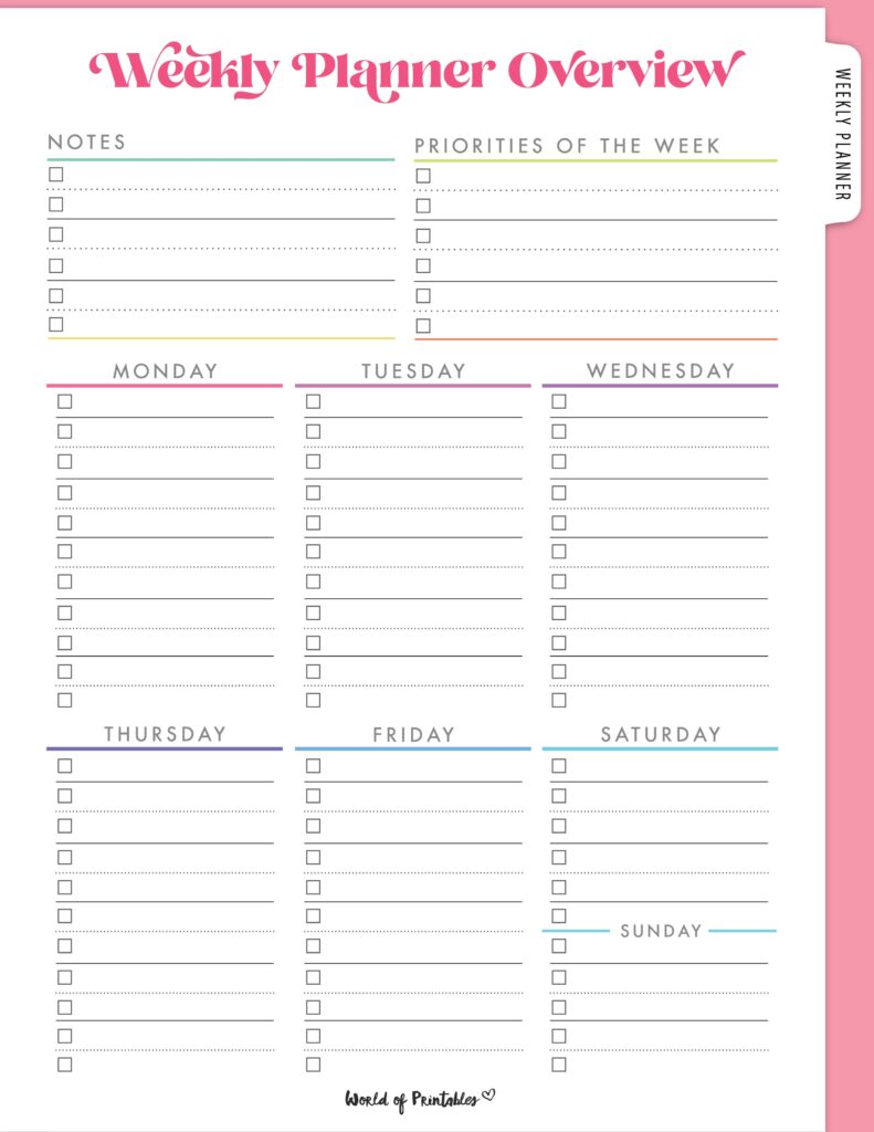 Printable Weekly Planner-68