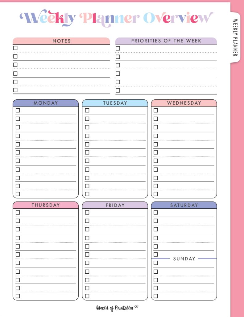 Printable Weekly Planner-69