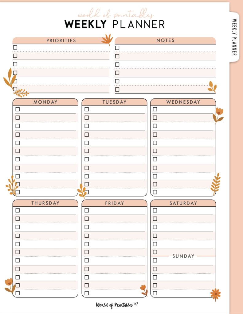 Printable Weekly Planner-71