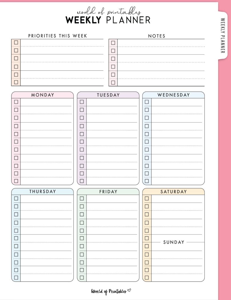 Printable Weekly Planner-72
