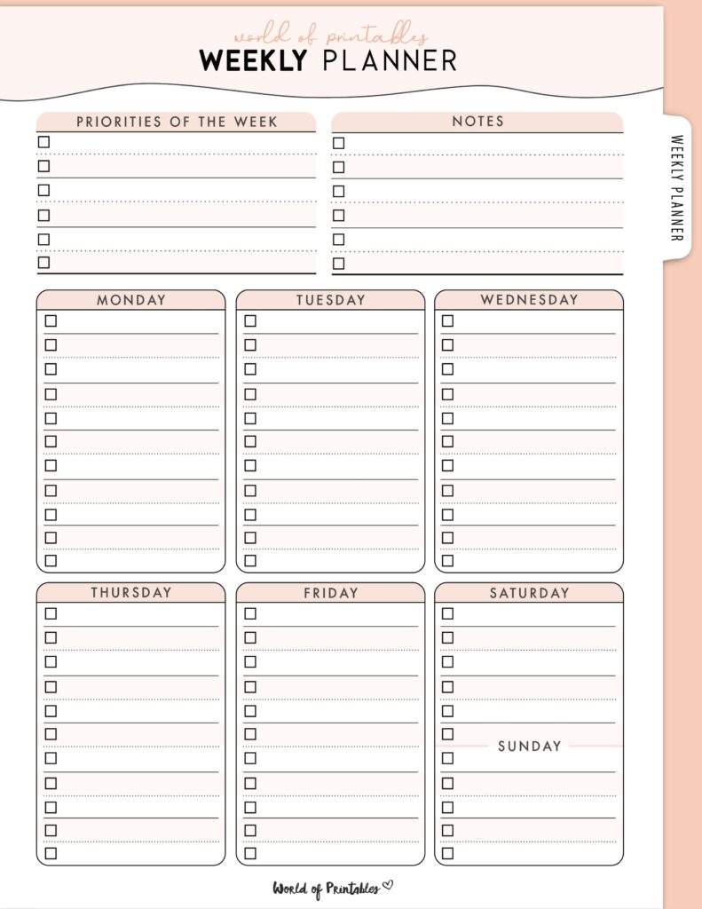 Printable Weekly Planner-73