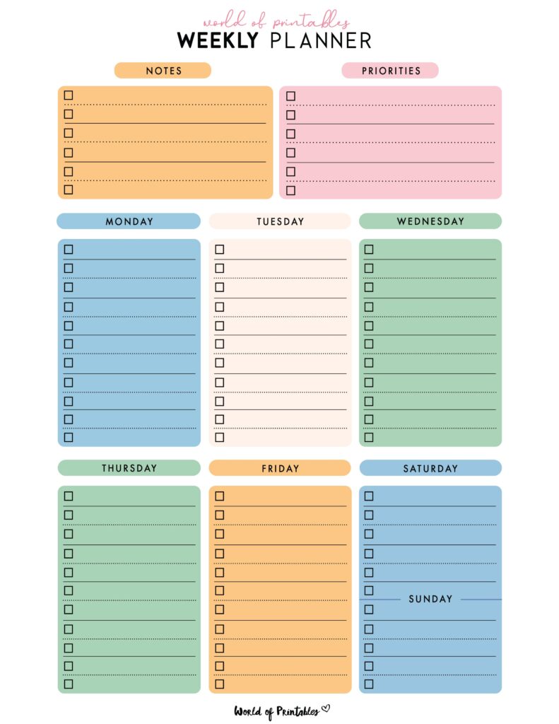 Printable Weekly Planner-78