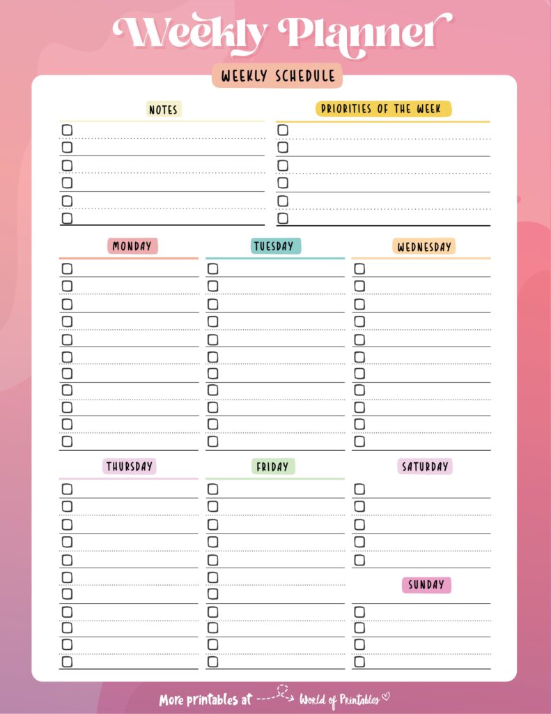 Printable Weekly Planner-84