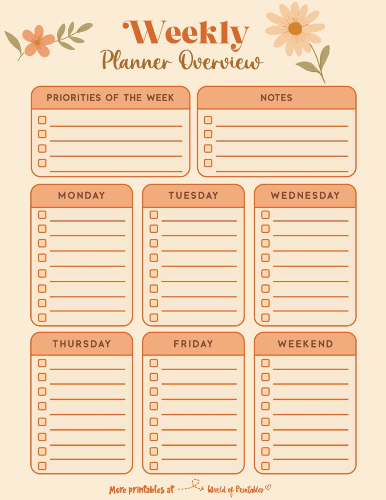 Printable Weekly Planner-88