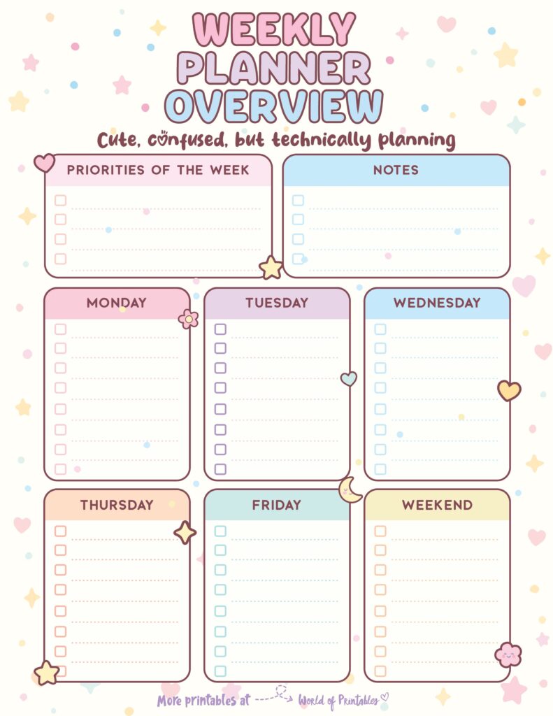 Printable Weekly Planner-92