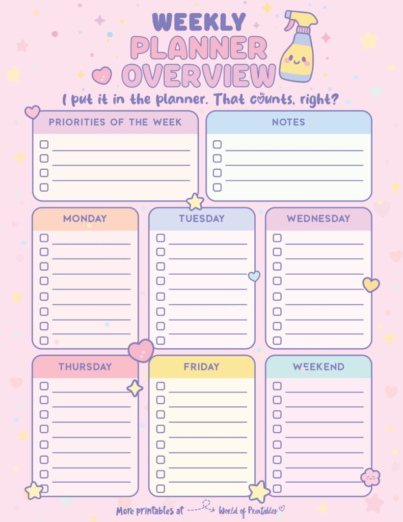 Printable Weekly Planner-93