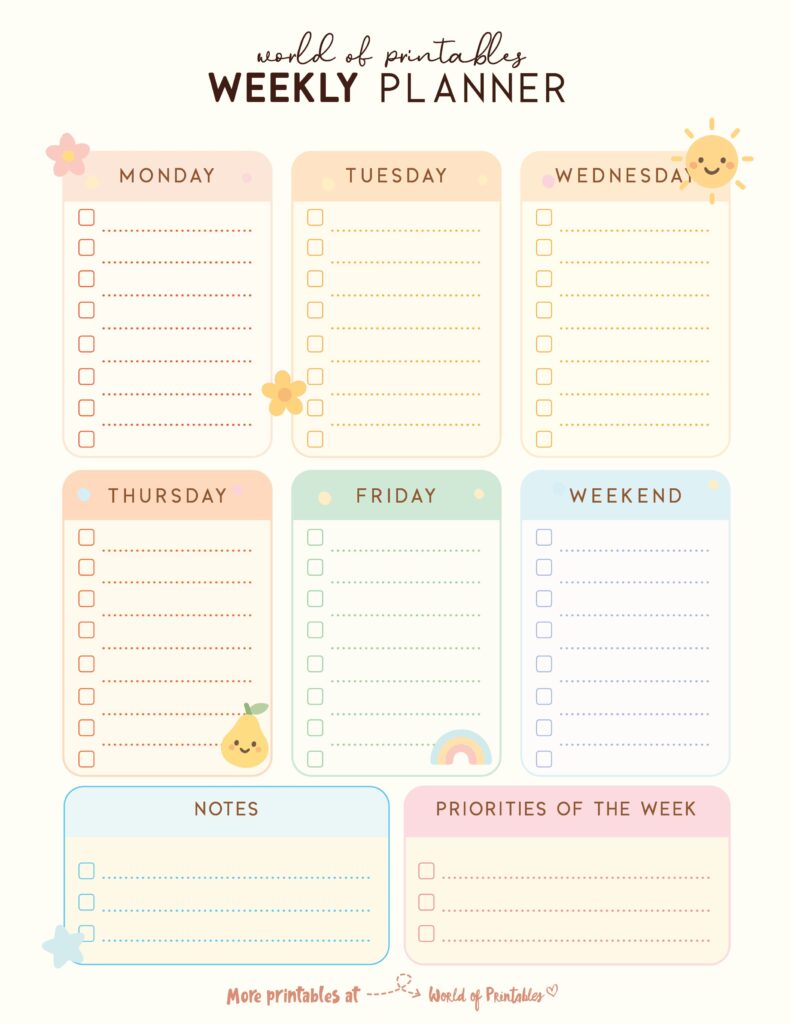 Printable Weekly Planner-95