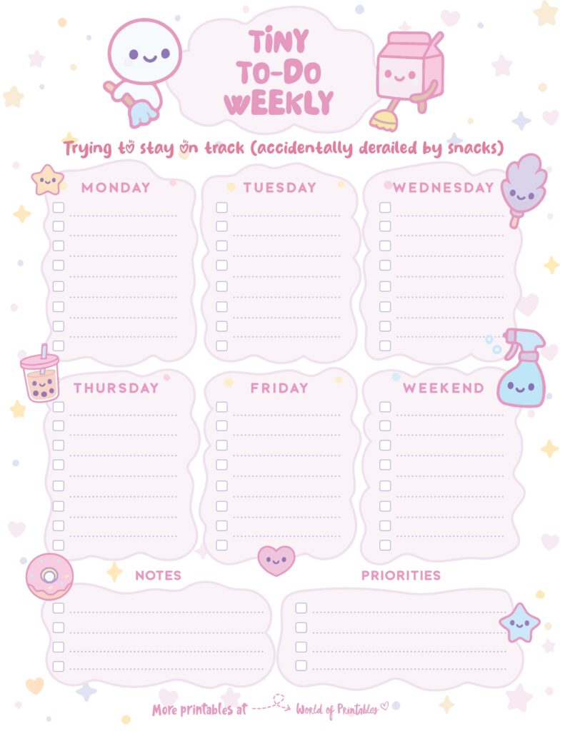 Printable Weekly Planner-98