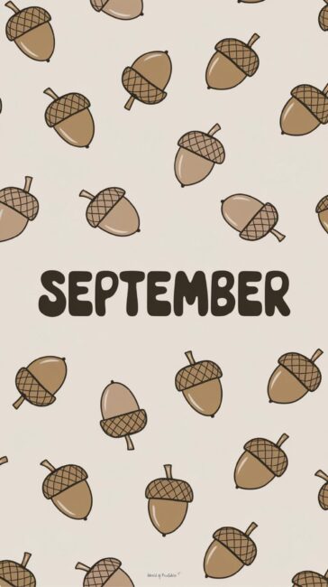 Acorn September Wallpaper