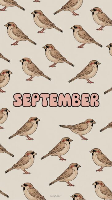 Bird September Wallpaper