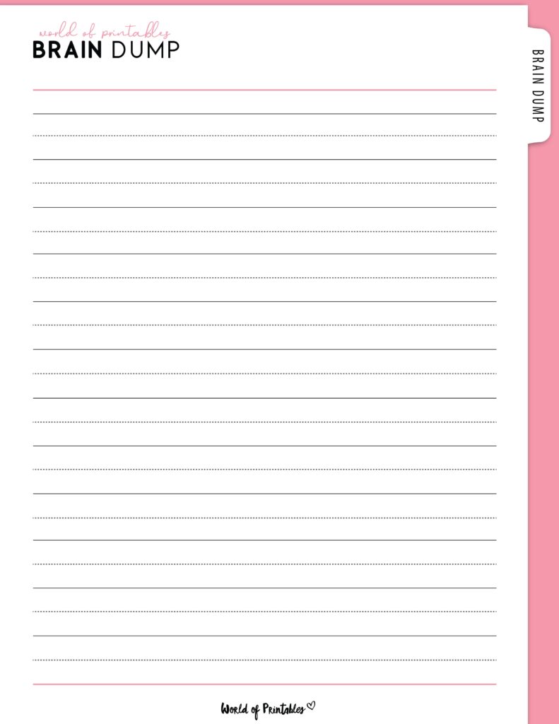 Brain Dump Template-03