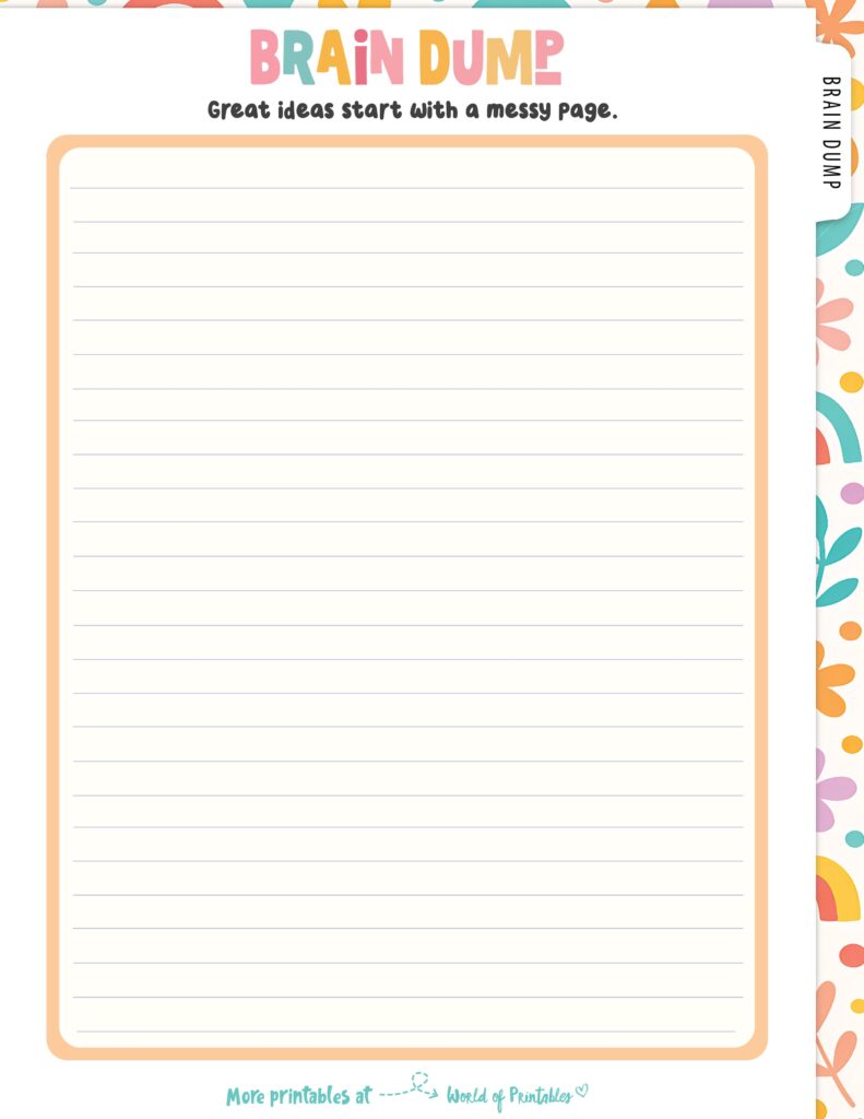Brain Dump Template-05