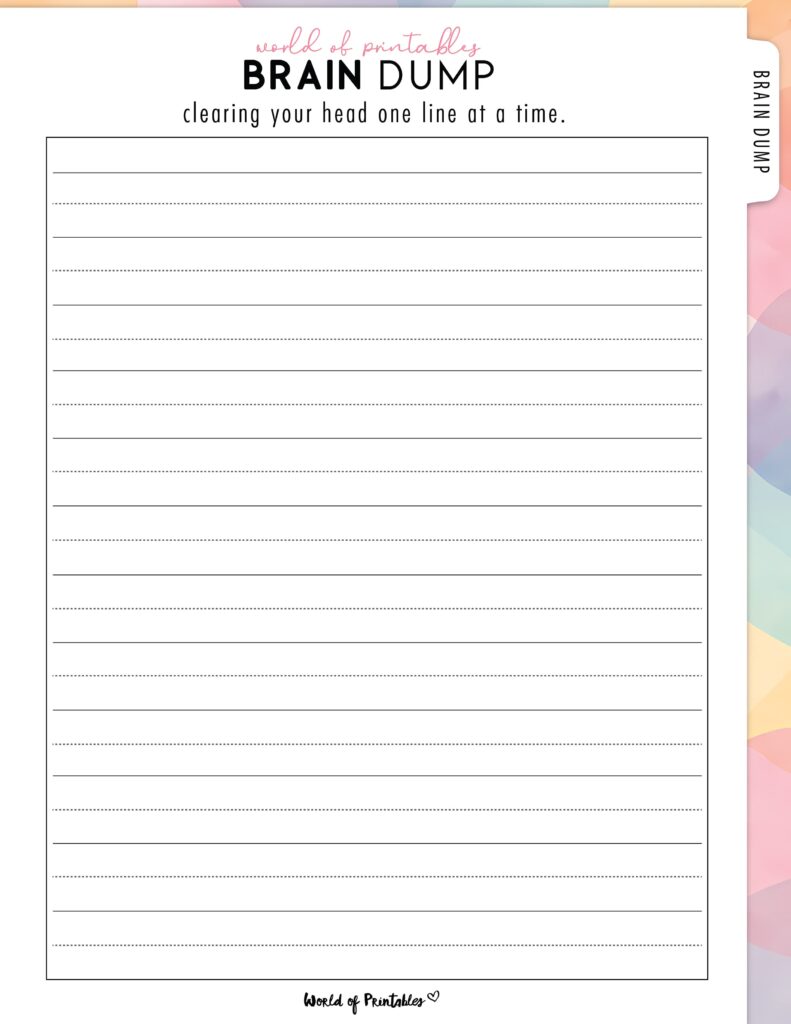 Brain Dump Template-10