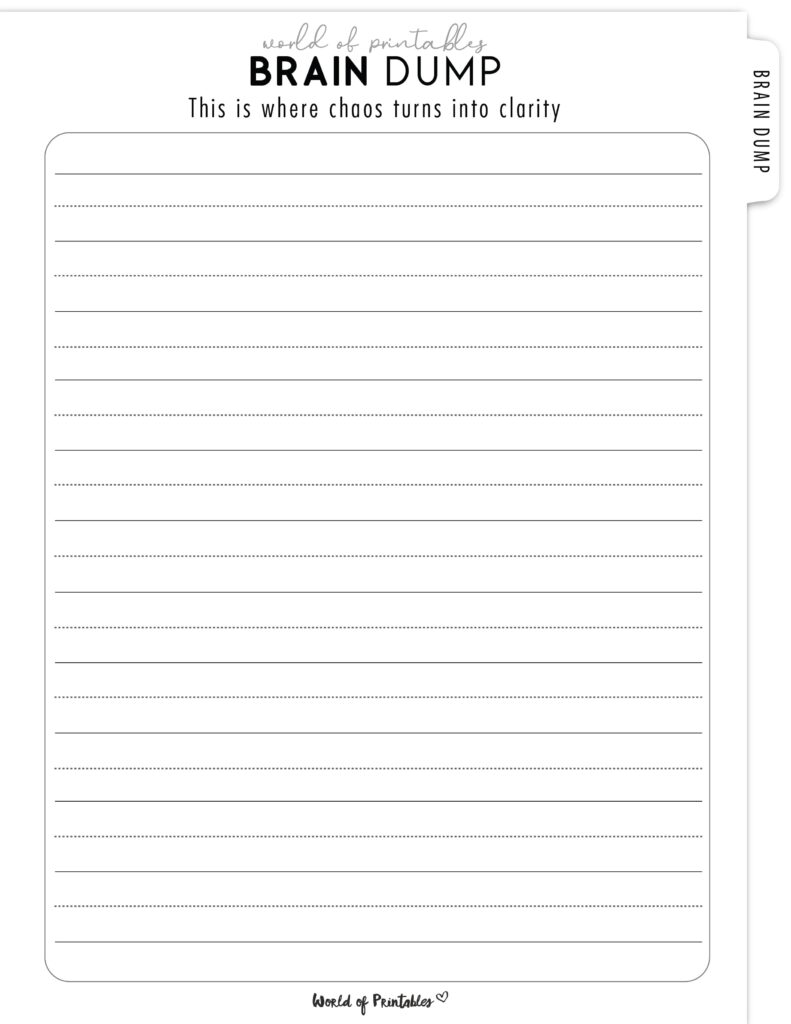 Brain Dump Template-17