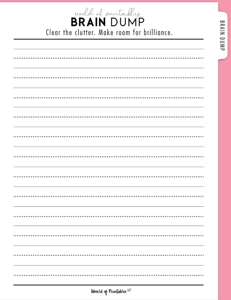 Brain Dump Template-18
