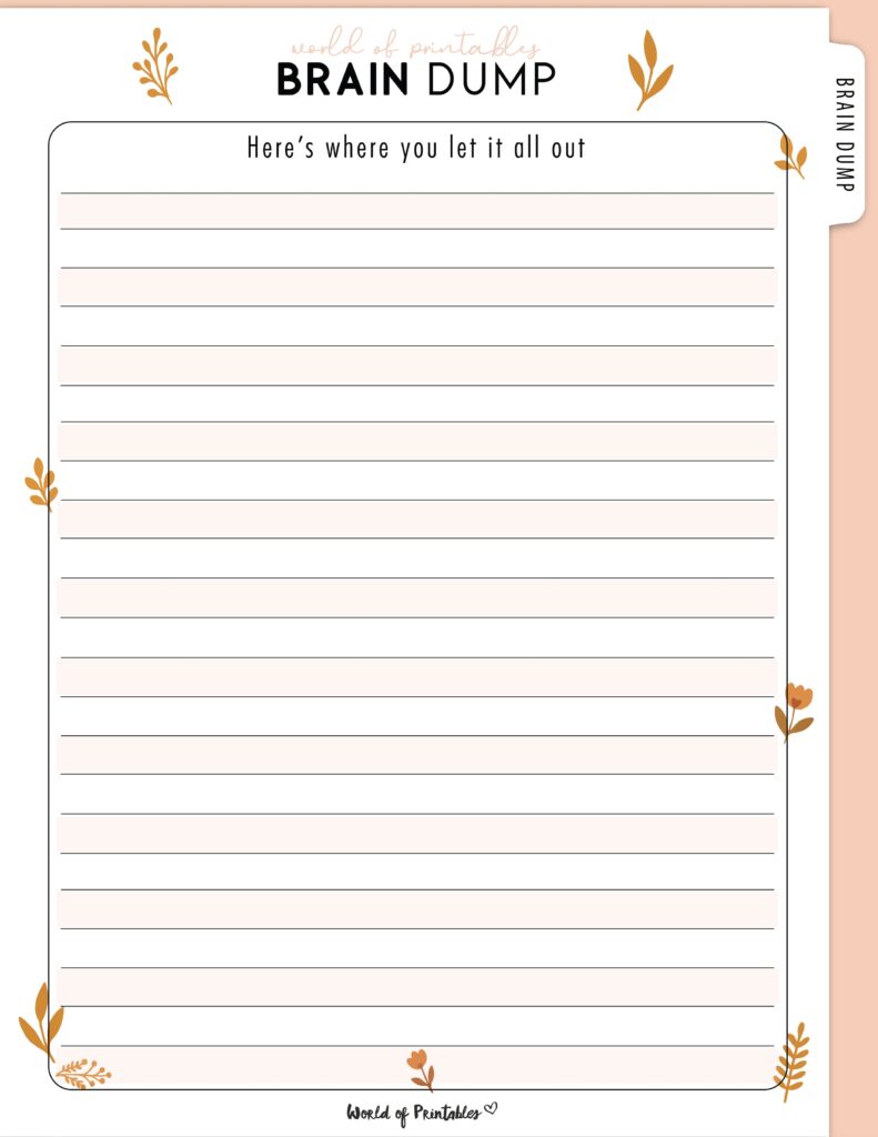Brain Dump Template-19
