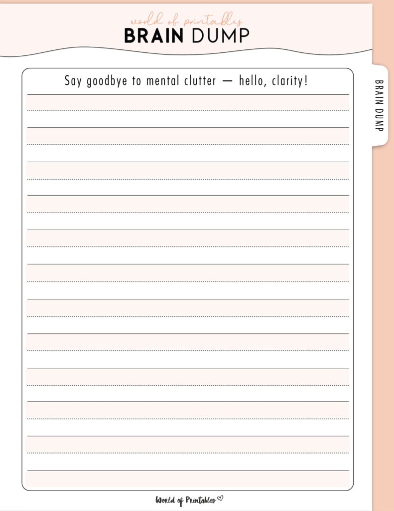 Brain Dump Template-21