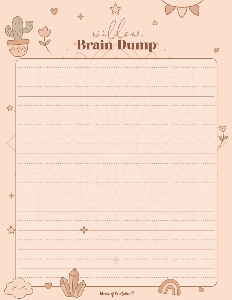 Brain Dump Template-34