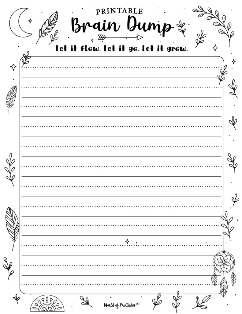 Brain Dump Template-39