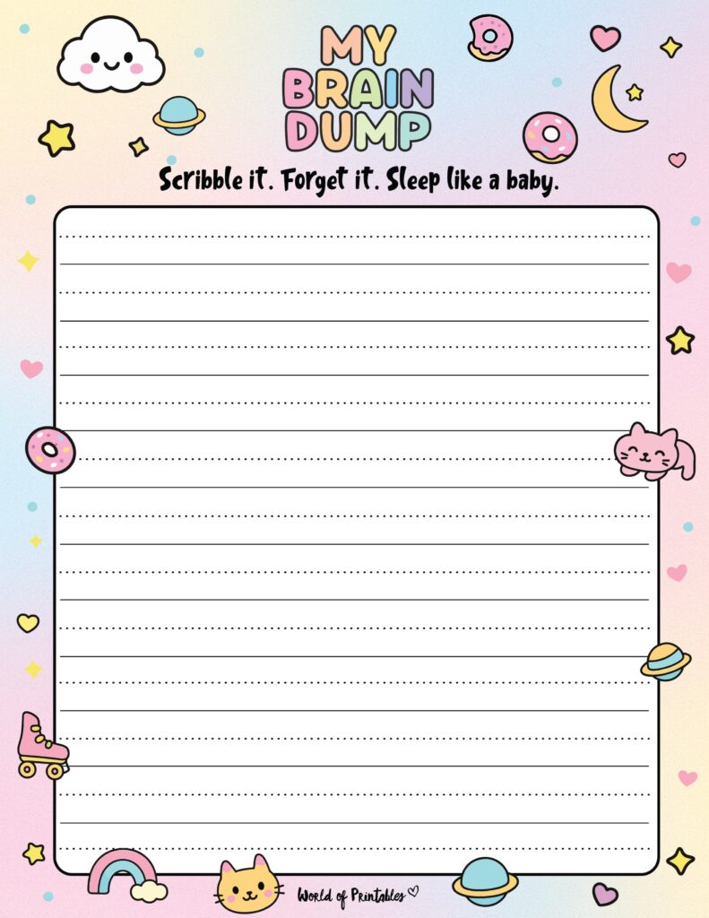 Brain Dump Template-41