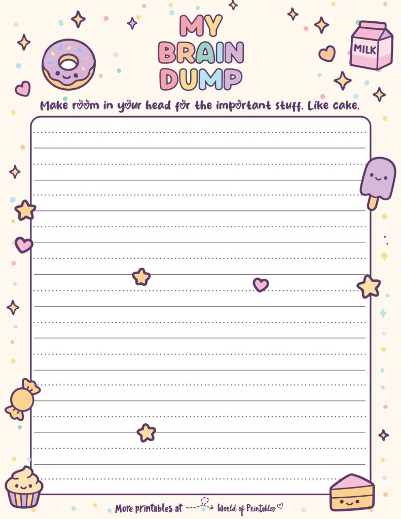 Brain Dump Template-44