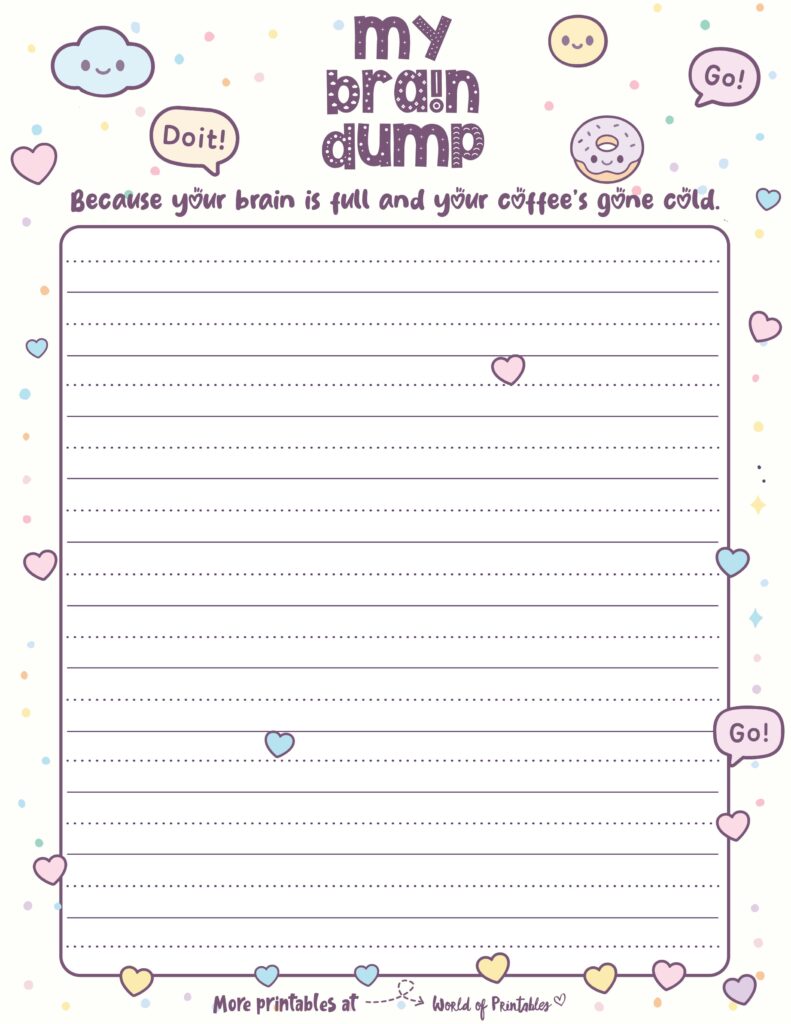 Brain Dump Template-45