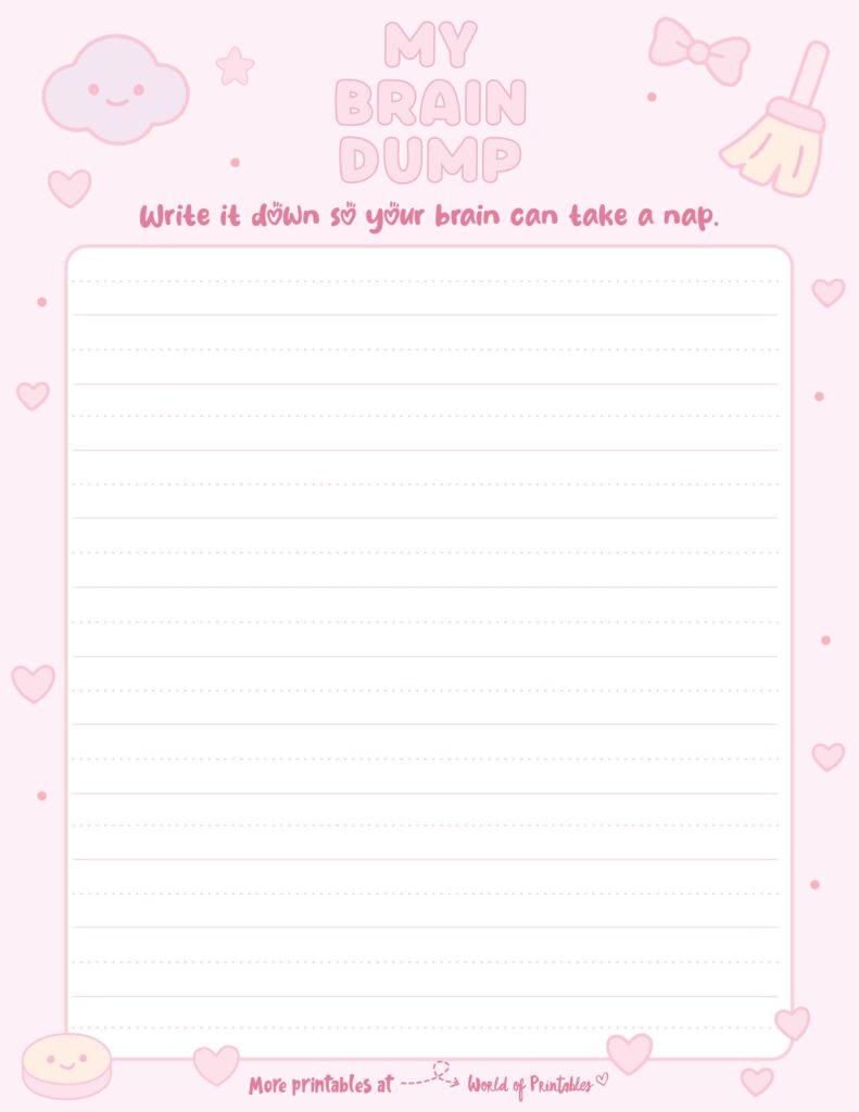 Brain Dump Template-46