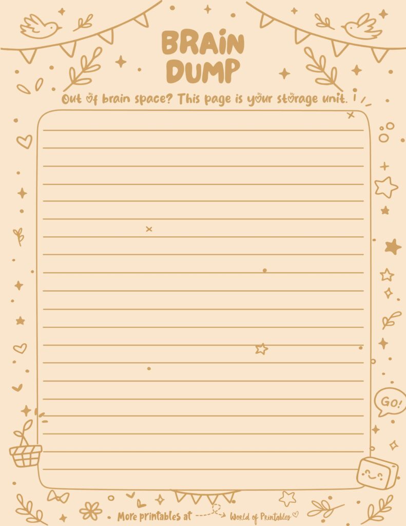 Brain Dump Template-48