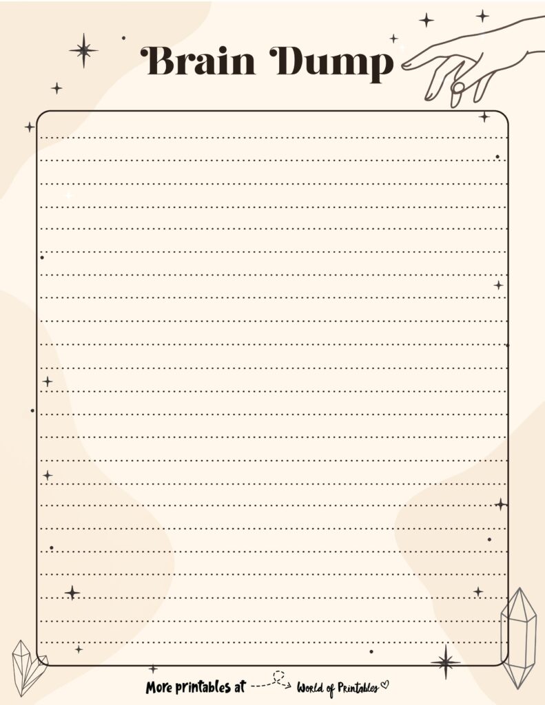 Brain Dump Template-53