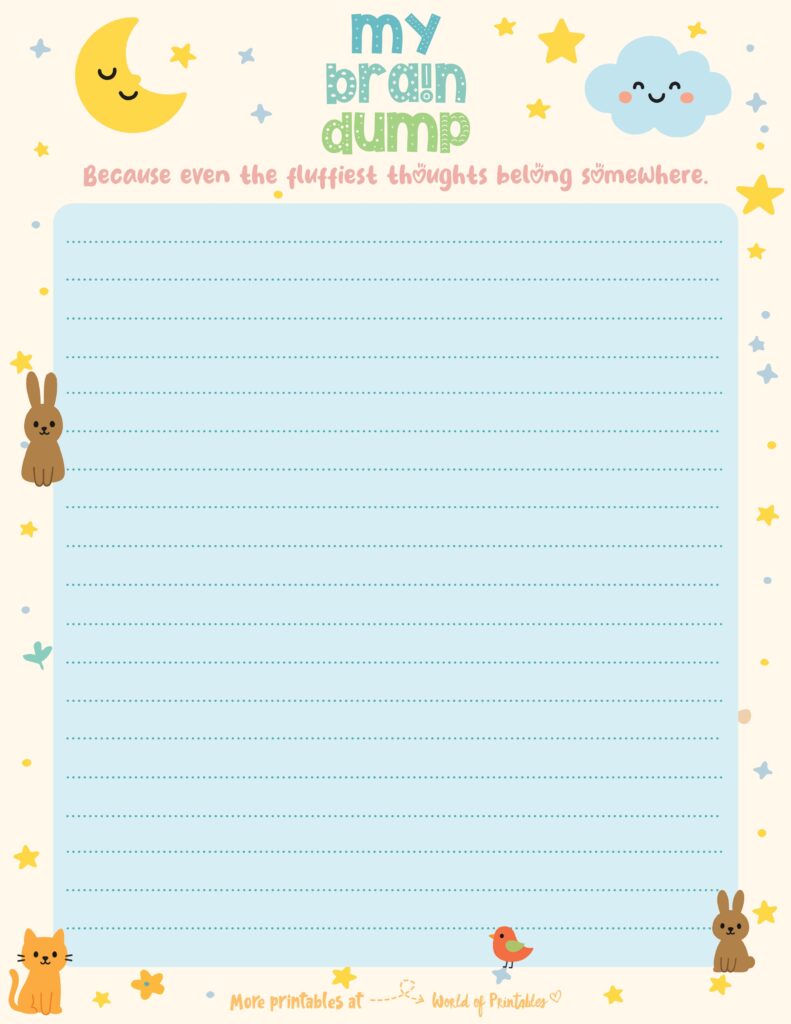 Brain Dump Template-55