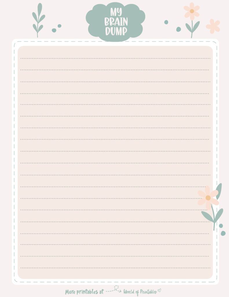 Brain Dump Template-56