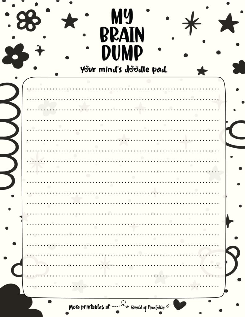 Brain Dump Template-59