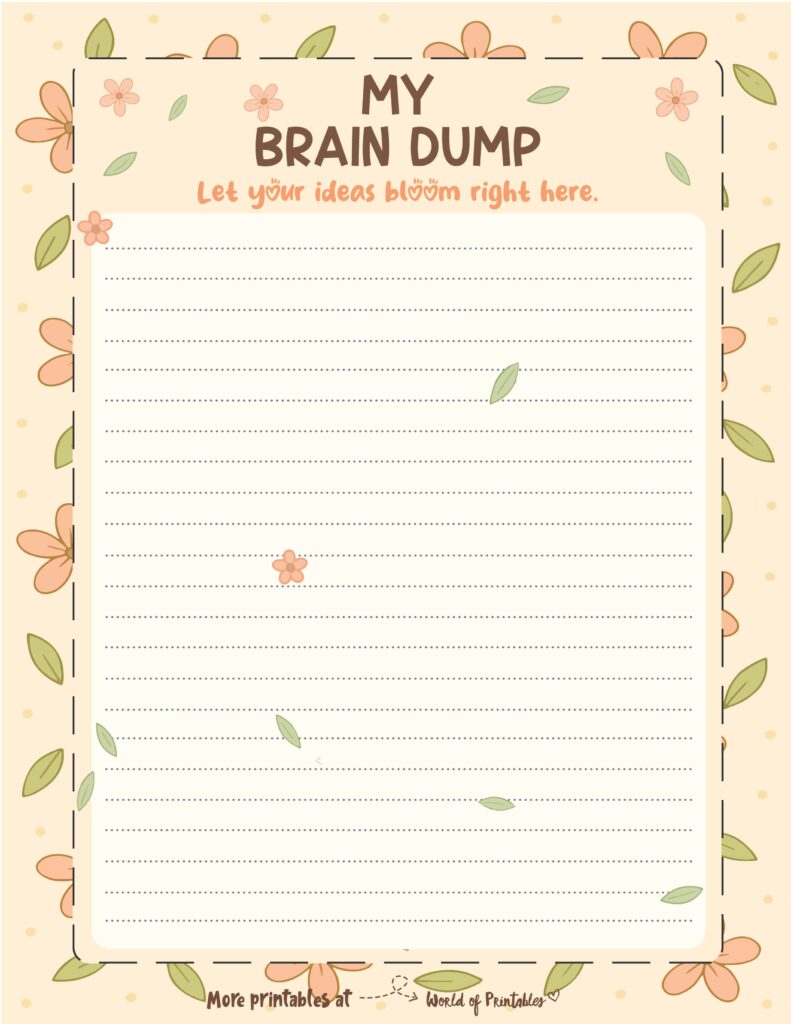 Brain Dump Template-65
