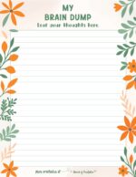 Brain Dump Templates - World of Printables
