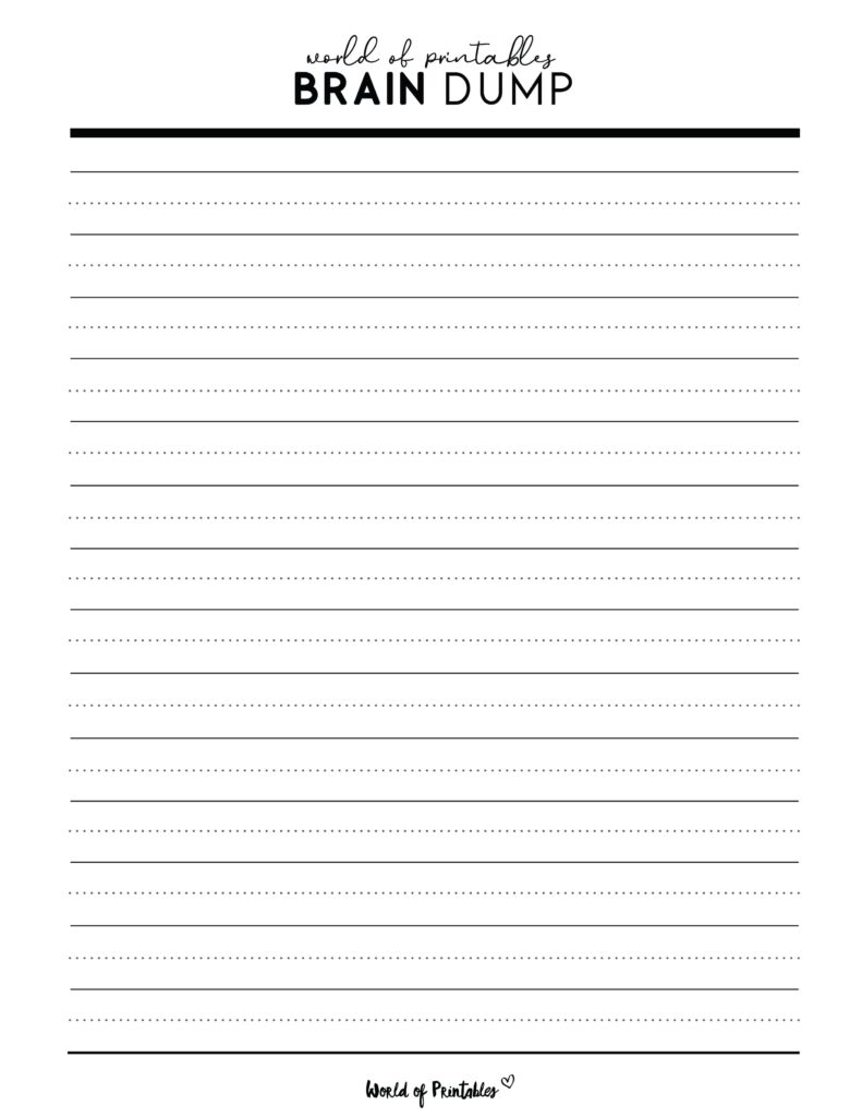 Brain Dump Template-78