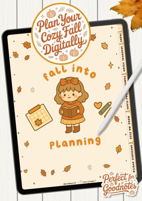Digital Fall Planner Template