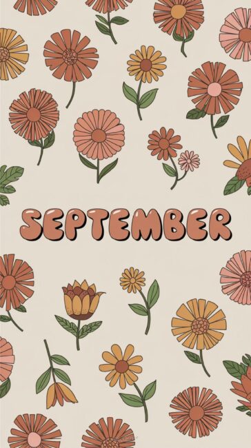 Floral September Wallpaper