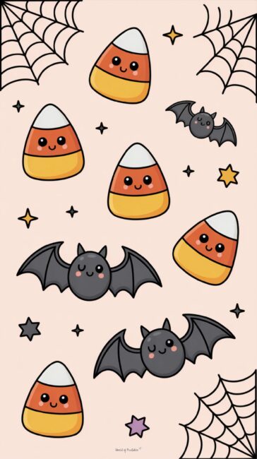 Halloween fall phone wallpapers