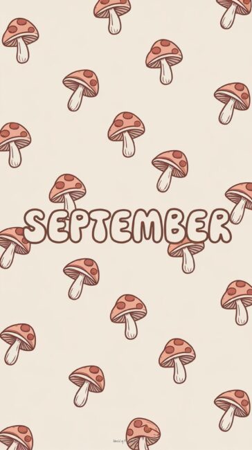 Mushroom September Wallpaper