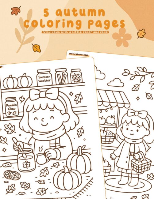 Printable Fall Coloring Pages