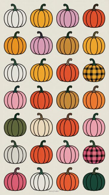 Pumpkin fall phone wallpapers