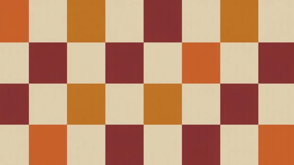 Retro boho autumn desktop aesthetic