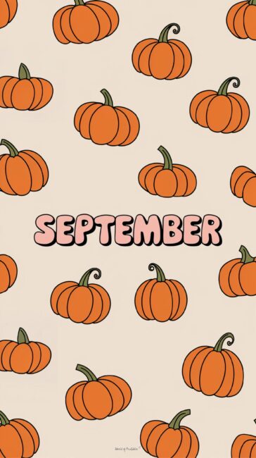 September Wallpaper Pumpkins