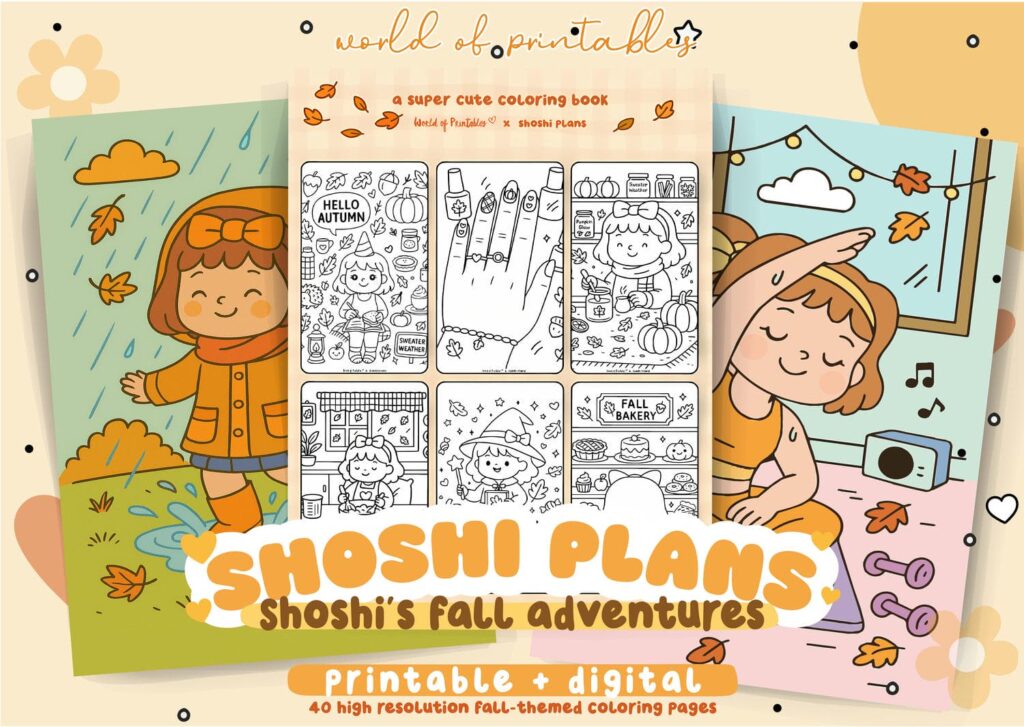 Shoshi Plans - Coloring Book