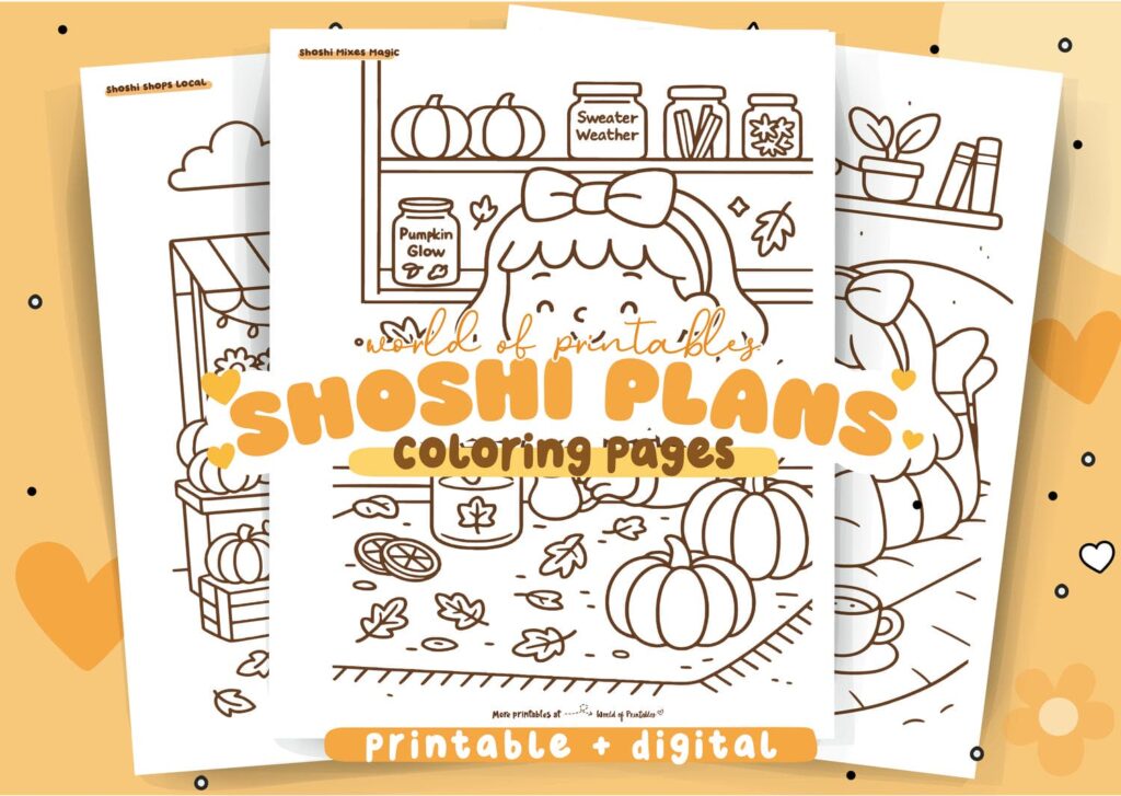 Shoshi Plans - Coloring Pages