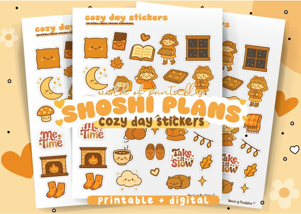 Shoshi Plans - Cozy Day Stickers