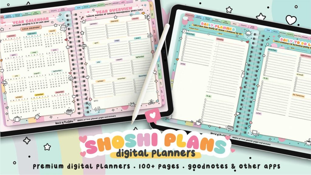 Shoshi Plans Digital Planner