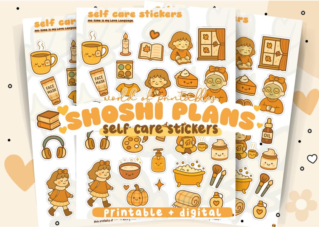 Shoshi Plans - Self Care Stickers