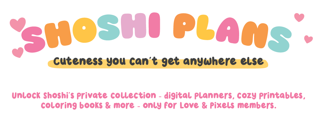 Shoshi Plans - cuteness you can't get anywhere else